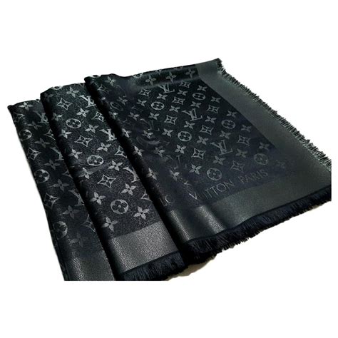 echarpe louis vuitton noir